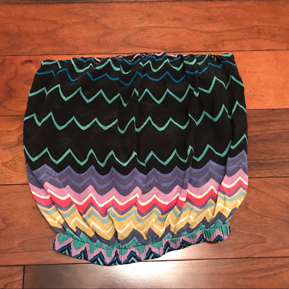 Strapless crop top